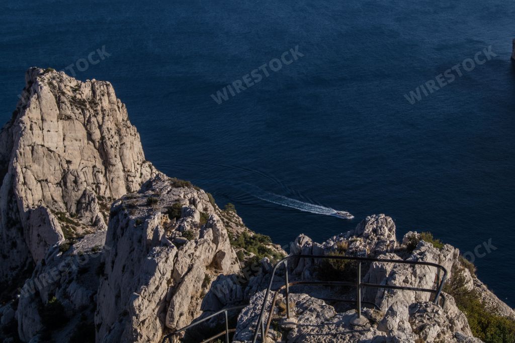 A beautiful view of Calanques National Park in Marseille, France