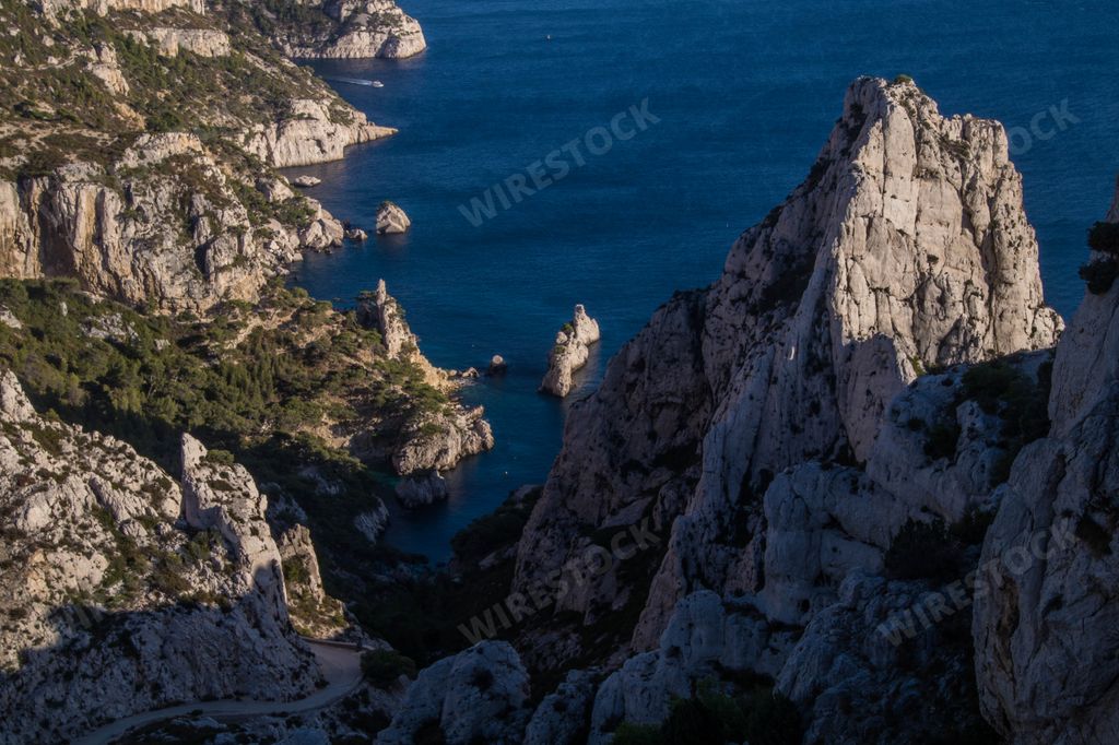 A beautiful view of Calanques National Park in Marseille, France