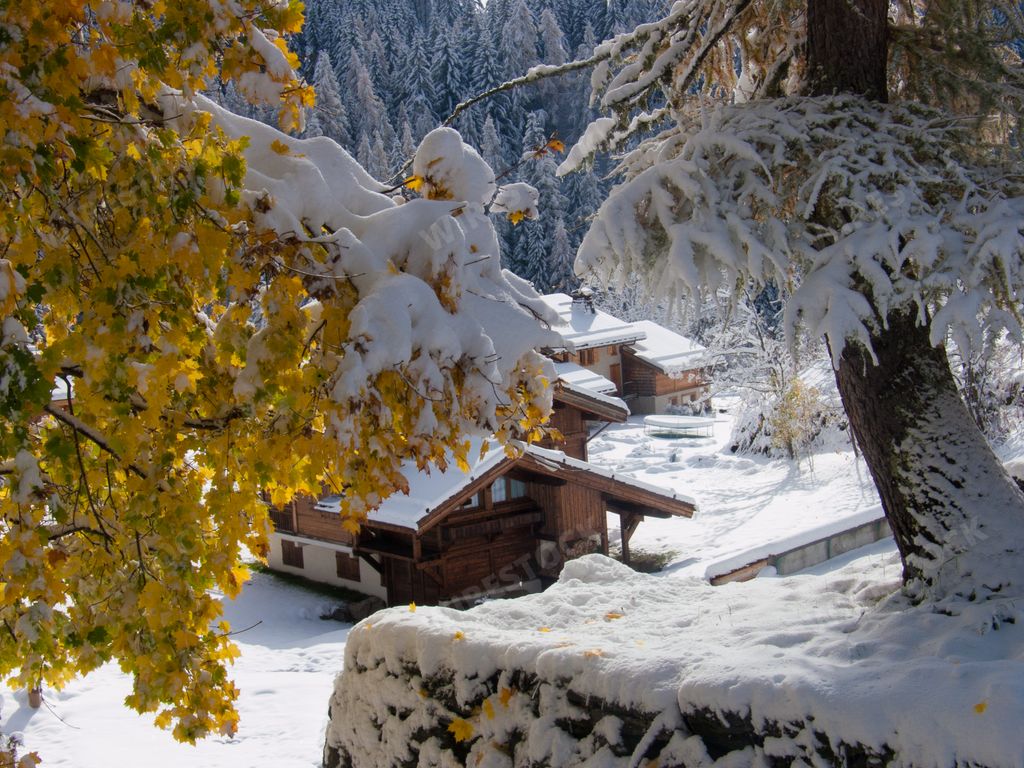 A beautiful view of Montroc, Chamonix, Haute Savoie, France