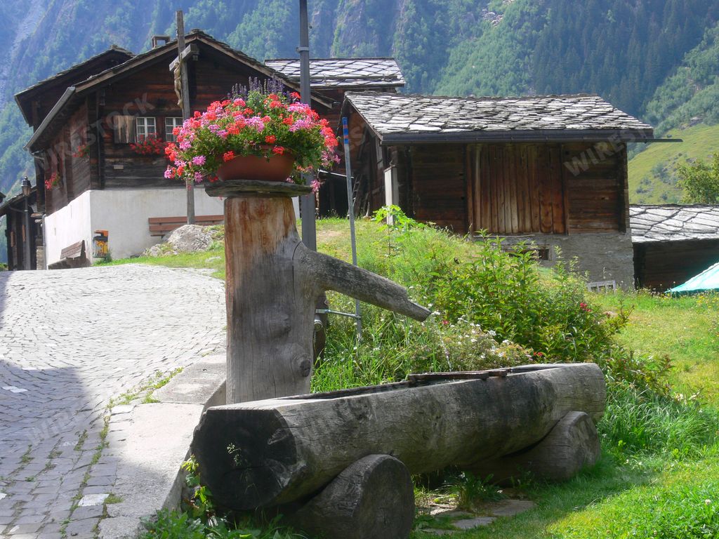 A beautiful resort in Blatten, Valais, Switzerland