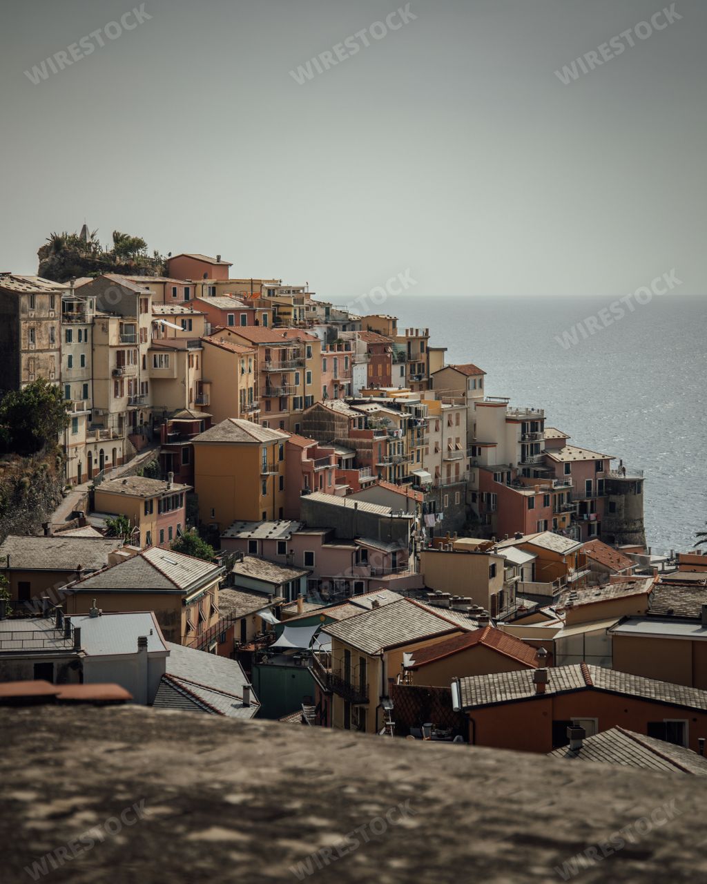 A Manarola Dusk in Cinque Terre, Italy