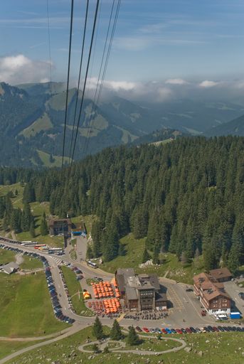 Aerial tramway to Santis peak, Switzerland Stock photo | Wirestock