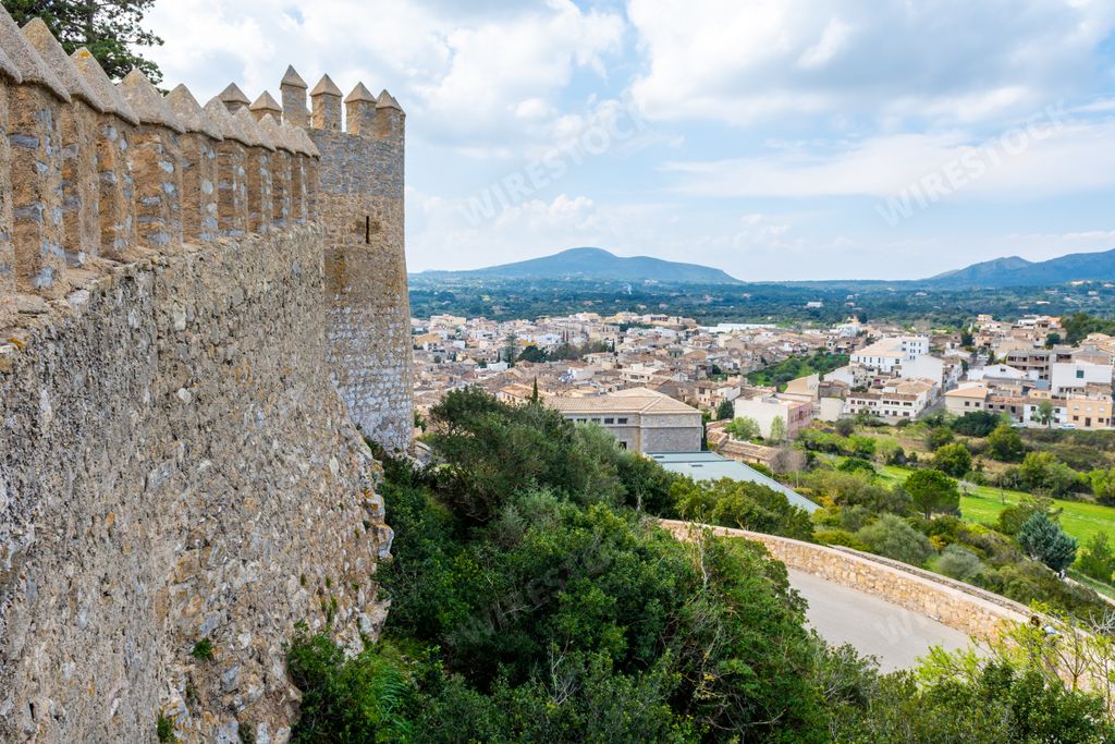A view from castell Arta, Majorca pain
