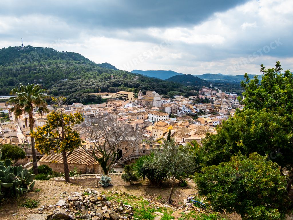A beautiful photo of Capdepera castle in Mallorca, Spain