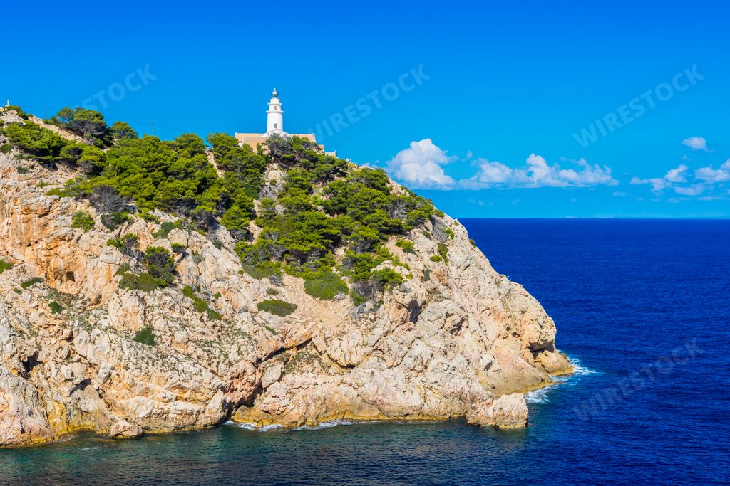 A beautiful photo of Lighthouse close to Cala Rajada, Majorca