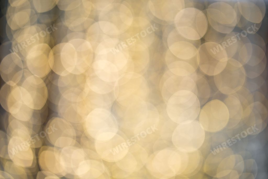 Bright bokeh lights on a blurry background