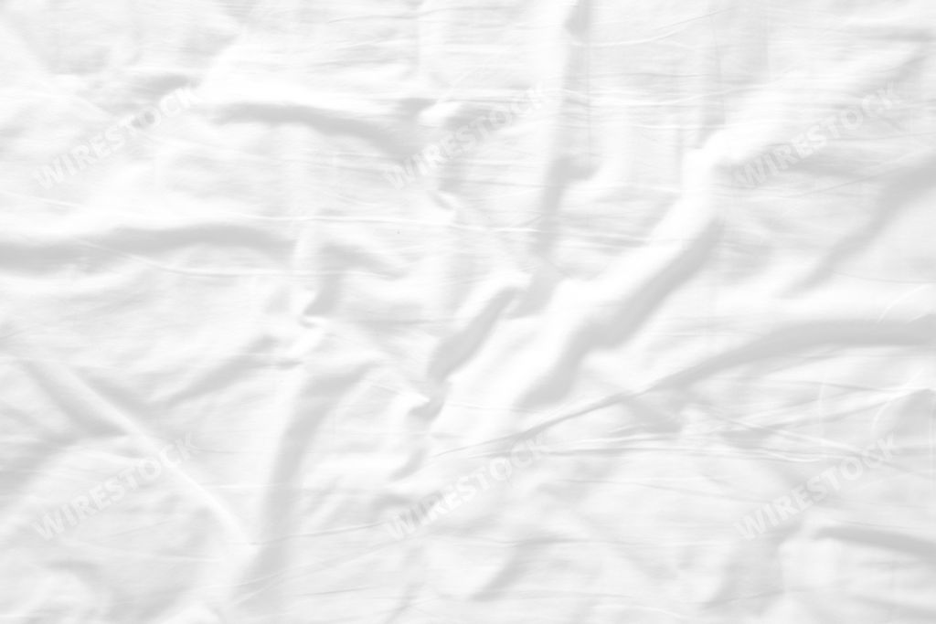 A white sheet crumpled with high-light resolution