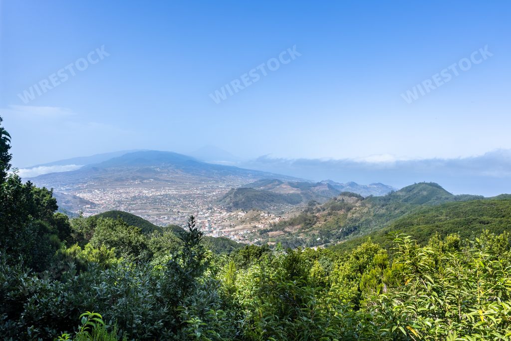 A beautiful view in Mirador Cruz Del Carmen Observation, Deck Vega Spain