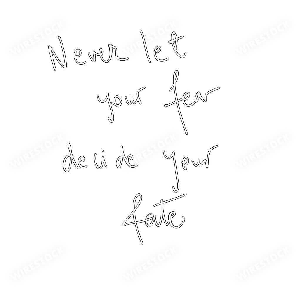 positive attitude quote written with black letters on white background