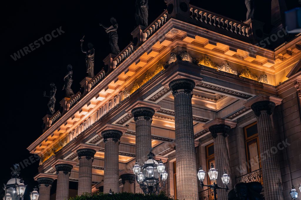 The Teatro Juarez is a historical 19th century theater located in the Mexican city of Guanajuato.