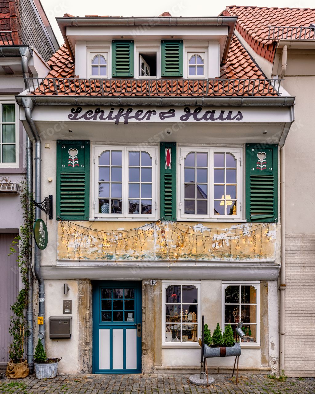 Beautiful view of the famous Schnoorviertel in the old town of Bremen, Germany