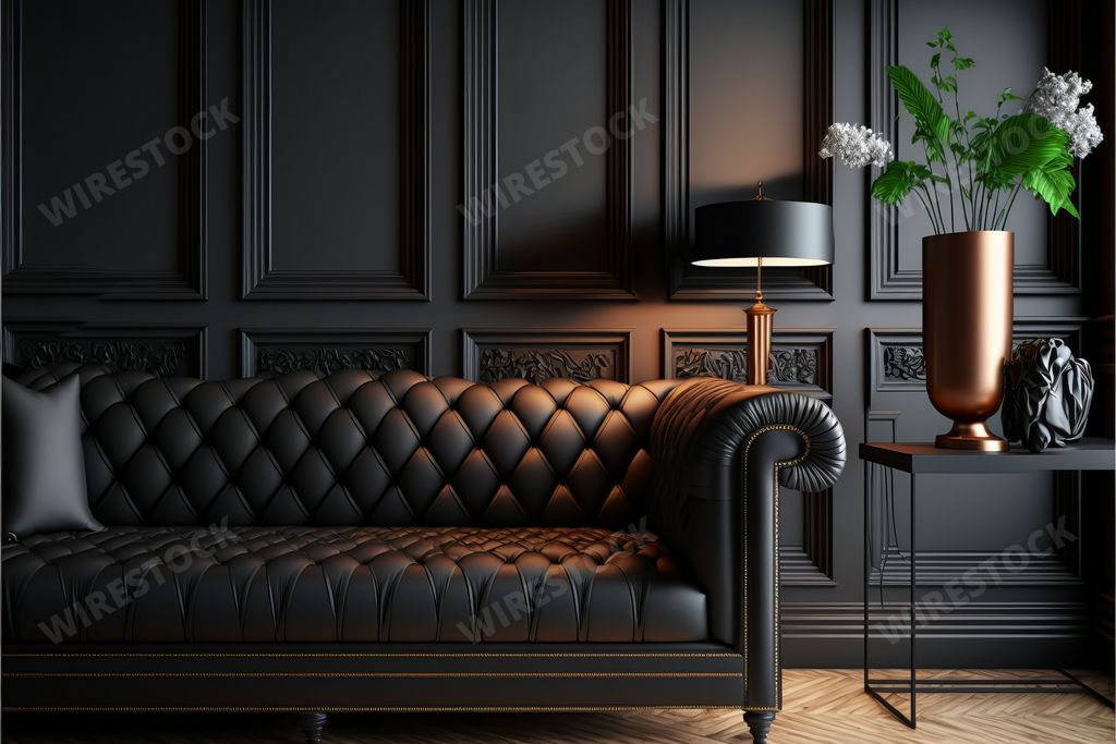 An AI generated illustration of a luxurious interior design