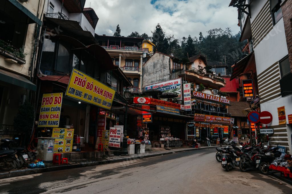 The Beautiful City of Sapa in the Mountains of Northern Vietnam
