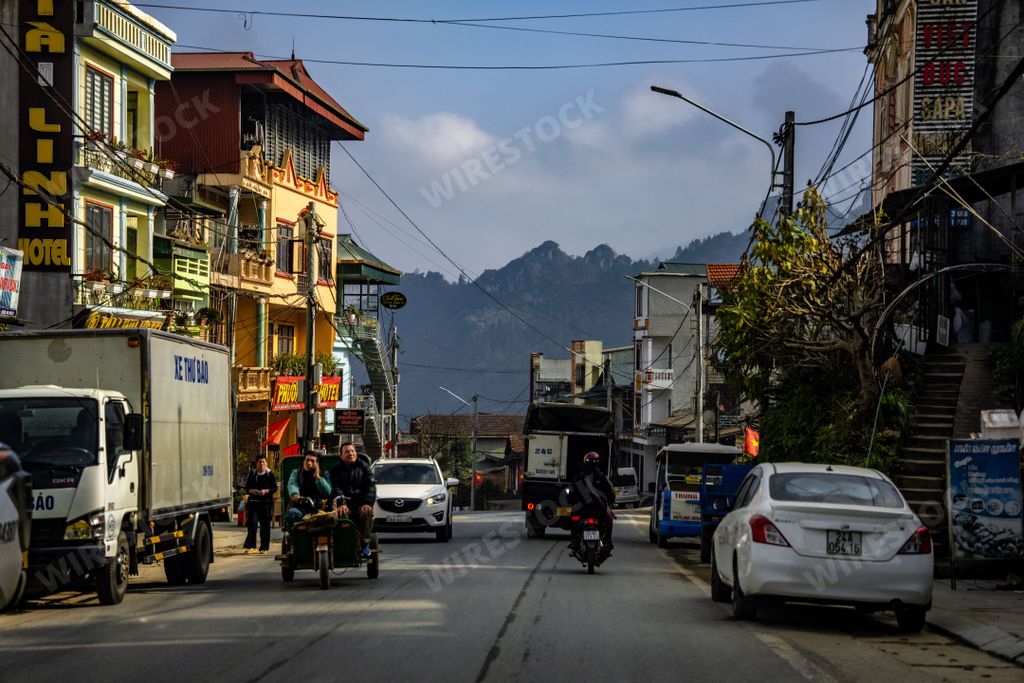 The Beautiful City of Sapa in the Mountains of Northern Vietnam