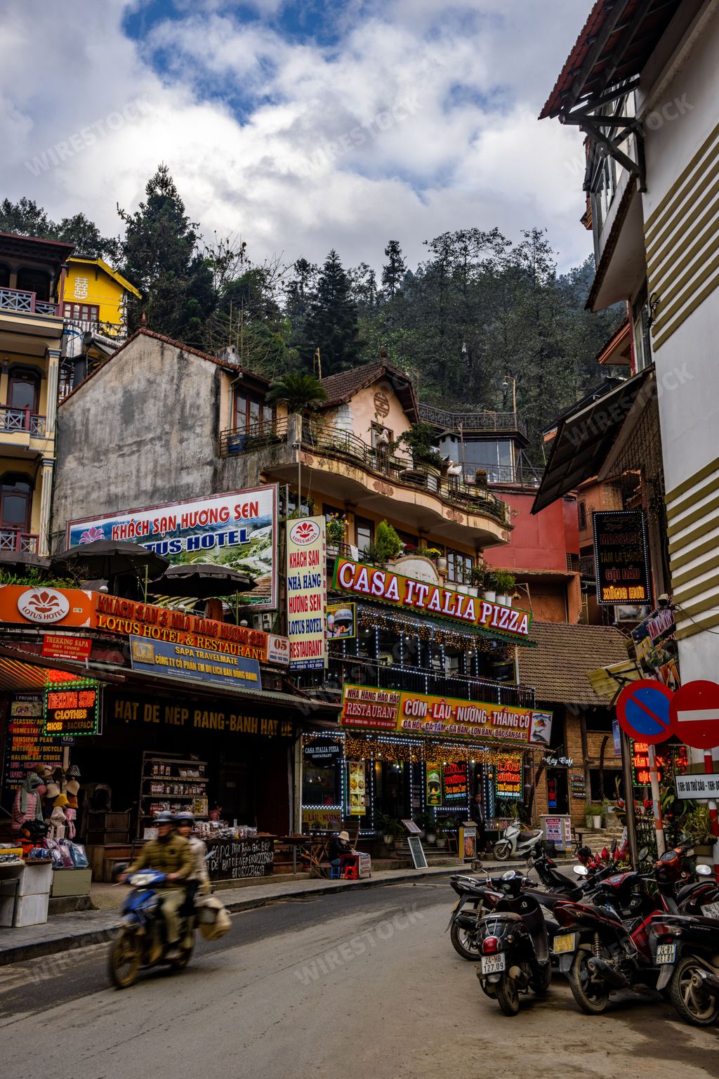 The Beautiful City of Sapa in the Mountains of Northern Vietnam