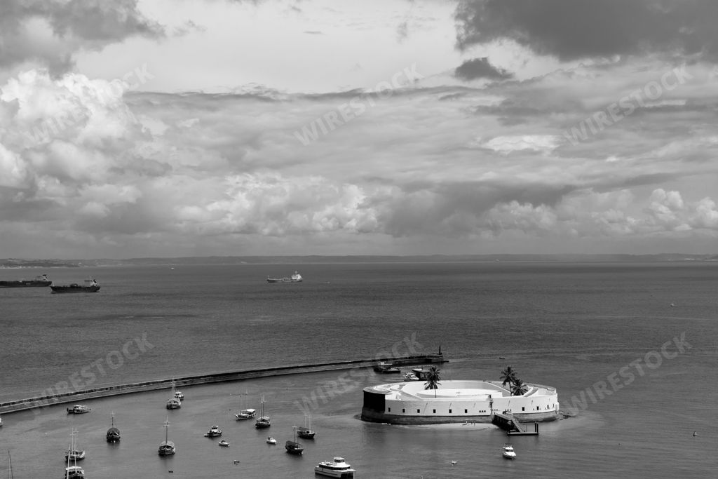 A view from the top of Fort Sao Marcelo built in 1608