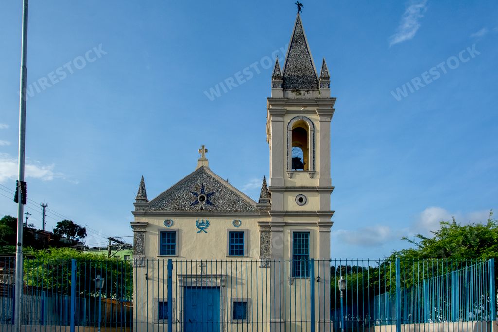 A beautiful shot of a Church of Our Lady of Nazareth of Camamu