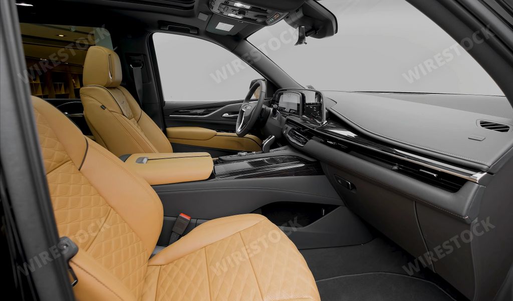 Luxurious, Comfortable And Modern Car Interior. Ideal Concept For Power, Performance, Automobile And Technology