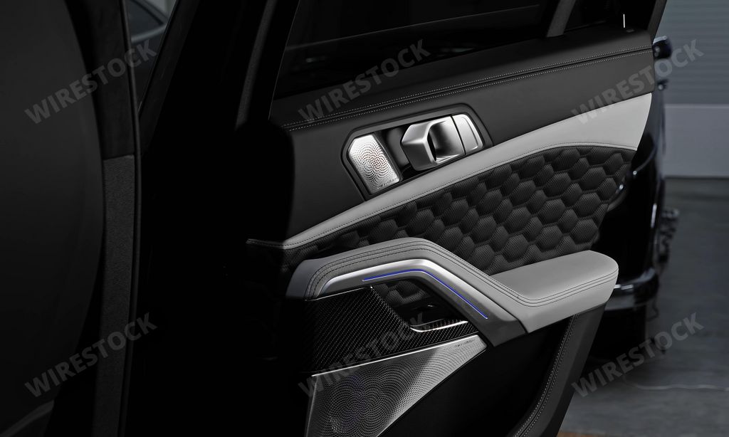 The modern car BMW X6 M Competition interior- Concept for automobile and technology