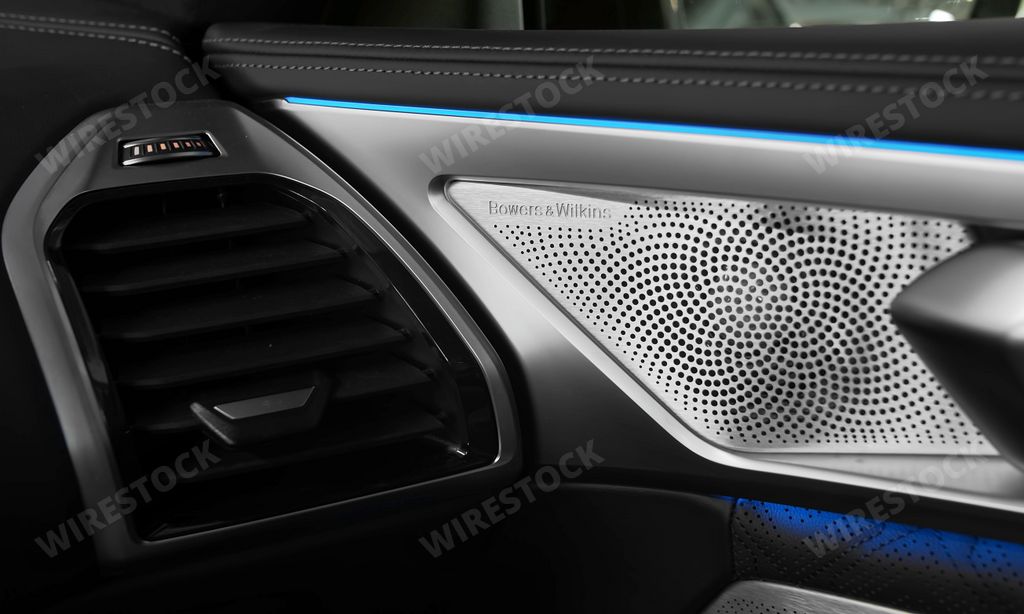 A BMW M8 Gran Coupe Competition - Modern Car Interior. Concept For Automobile And Technology