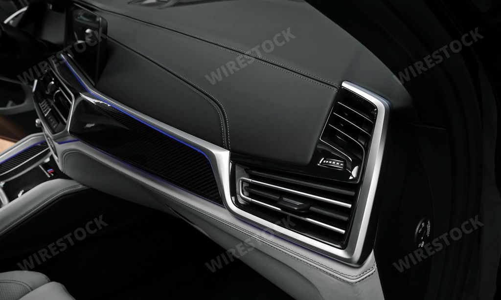 The modern car BMW X6 M Competition interior- Concept for automobile and technology