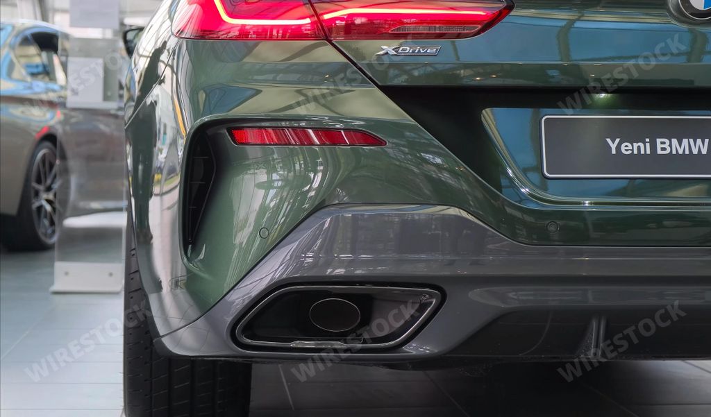 Luxurious Car Exterior With Elegant Sport Elements And Expensive Metallic Design. Modern Concept For Transportation And Automobile Technology