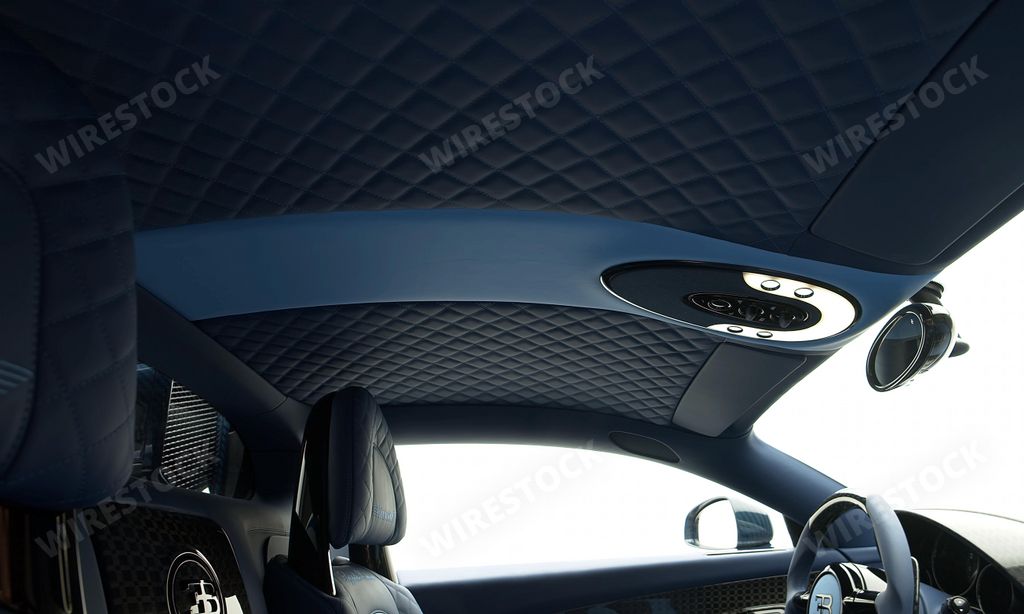 The interior of a Bugatti Veyron