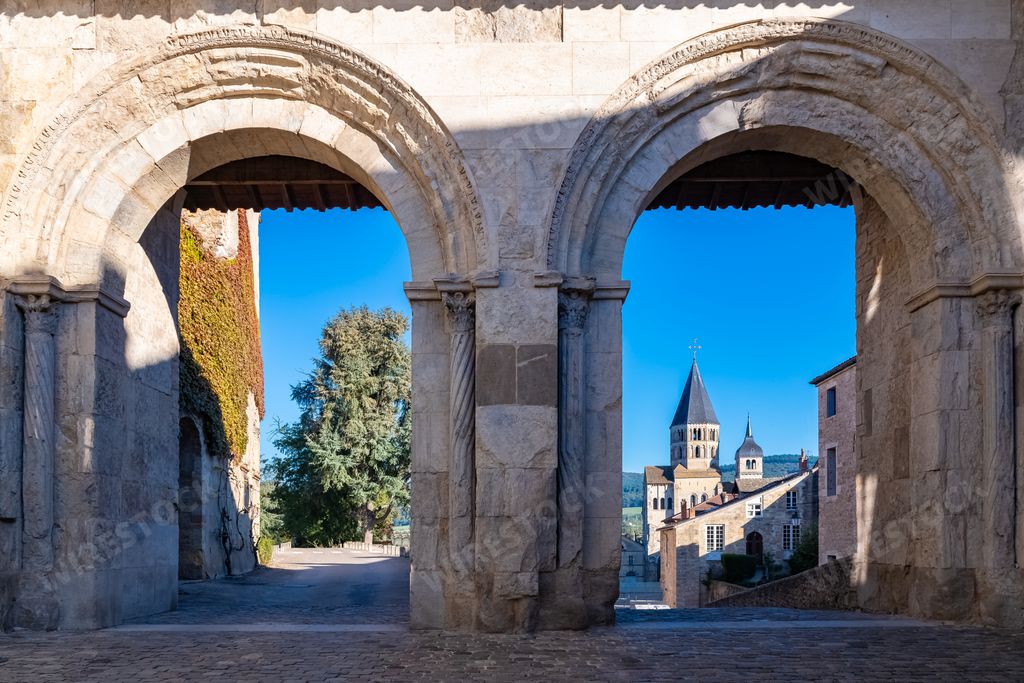 Cluny abbey, medieval monastery in Burgundy, France