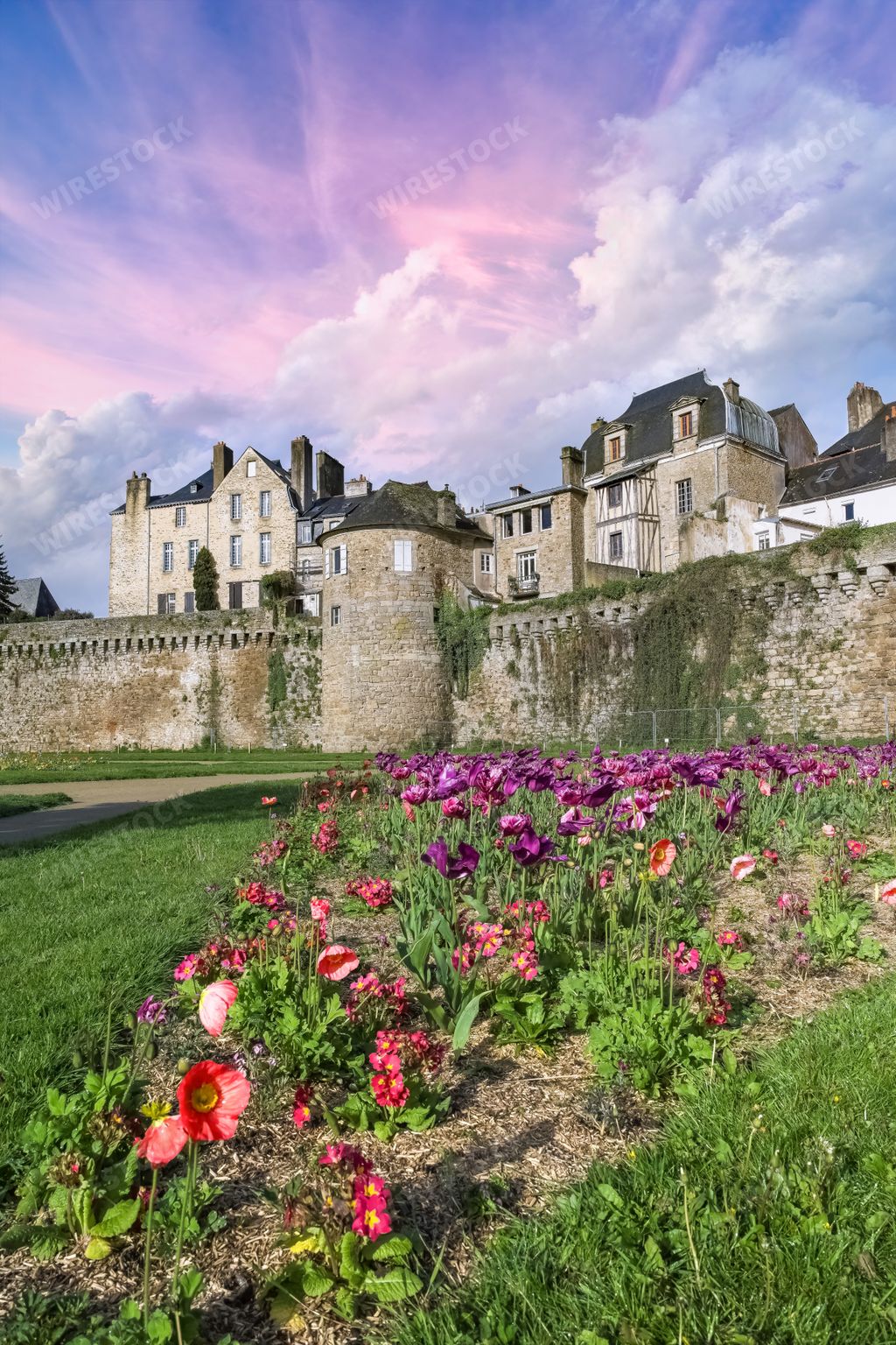 Vannes, a medieval city in Brittany