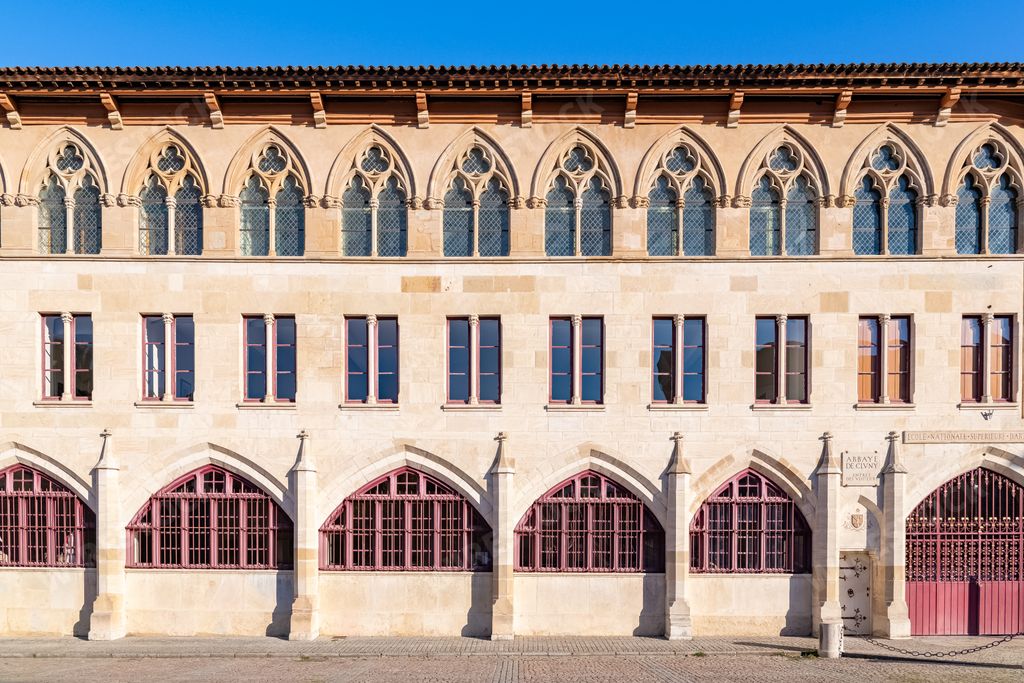 Cluny abbey, medieval monastery in Burgundy, France