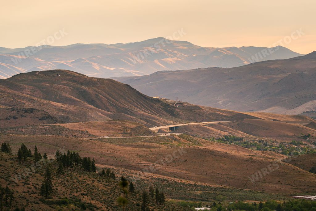 A beautiful view of Washoe Valley in Reno, Nevada