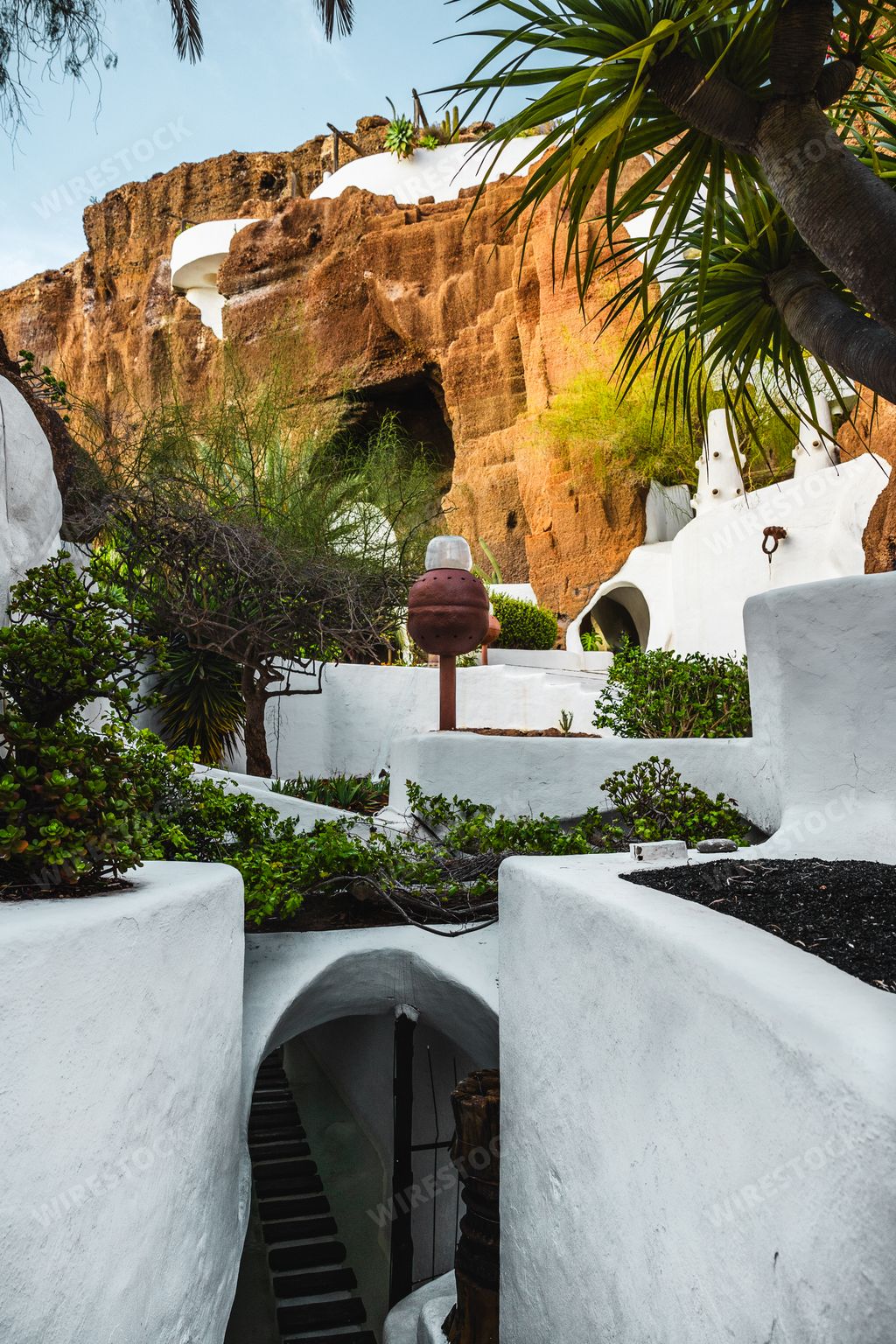 Lagomar Museum built by Cesar Manrique in Nazaret, Lanzarote
