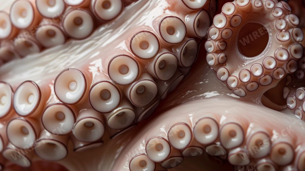 An AI generated illustration of an octopus's tentacles