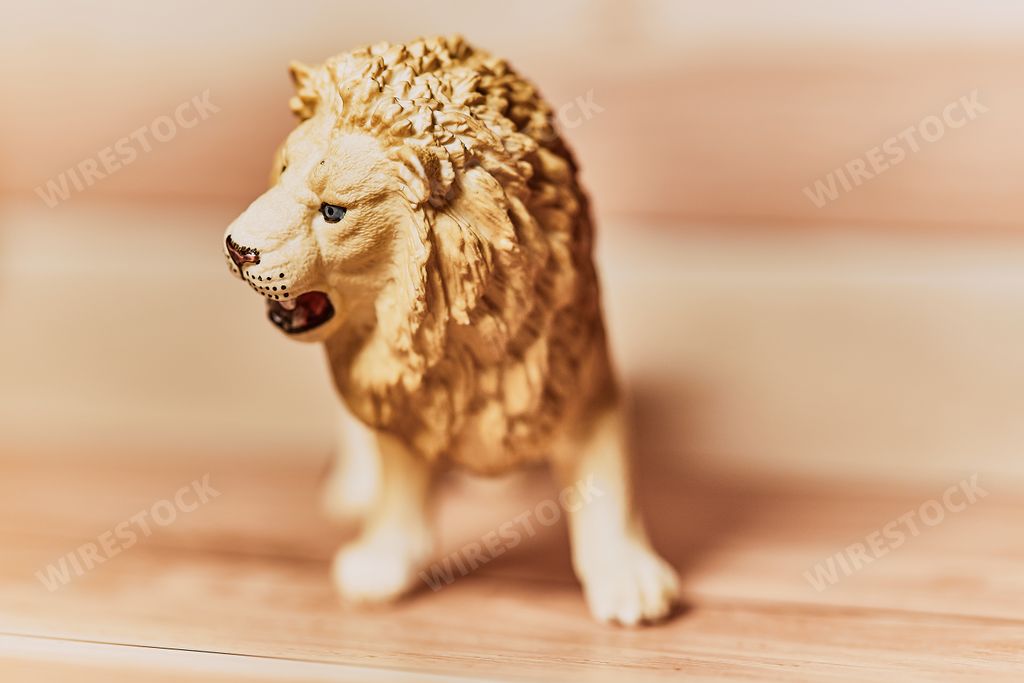 A Lion figurine from Schleich Wildlife collection