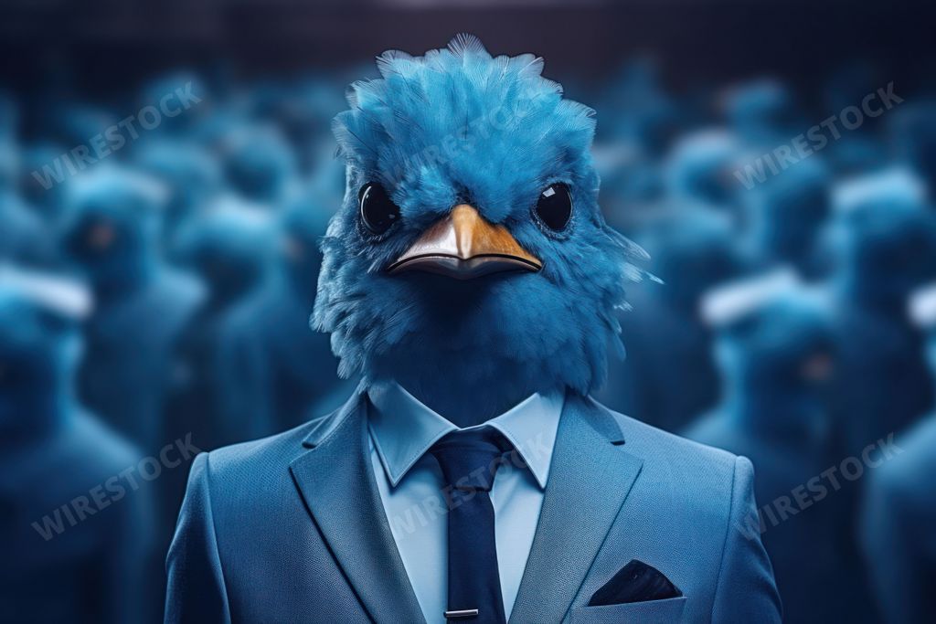 An AI generated illustration of An adult male wearing a formal business suit.