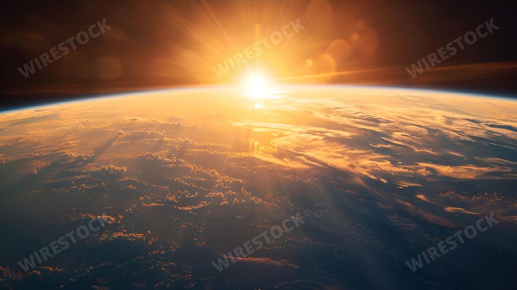 An AI generated illustration of the Earth seen from space