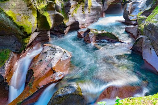 Abhishek Kumar| Closeup shot of sharp big rocks on the stream in ...