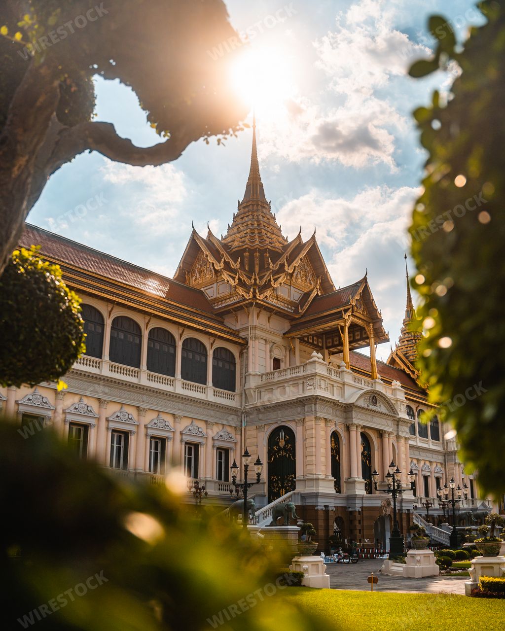 The Phra Maha Prasat complex in The Royal Grand Palace, Bangkok, Thailand